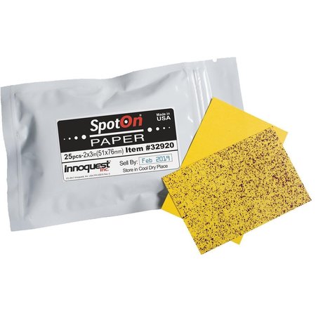 SPOTON SpotOn Spray Pattern Test Paper 32920